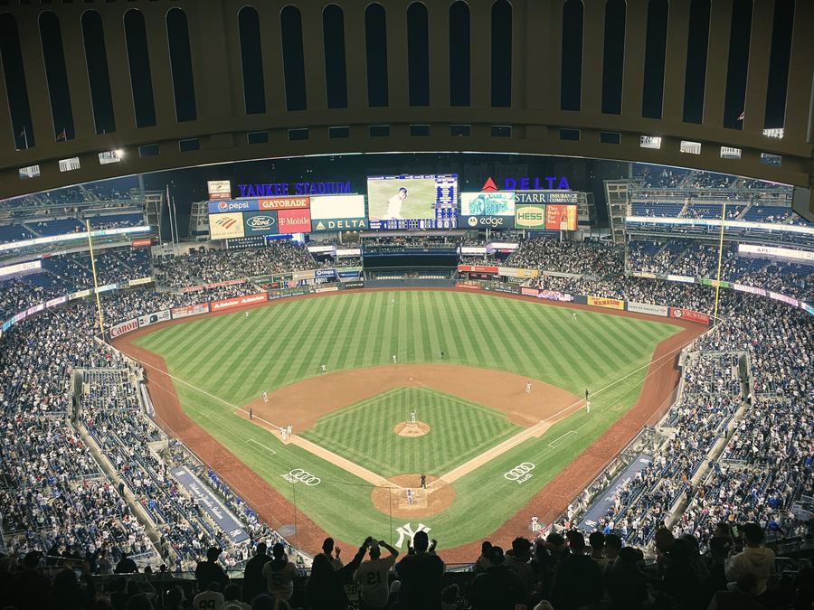 Sports still: Yankees clinch / Judge Target Field still.
