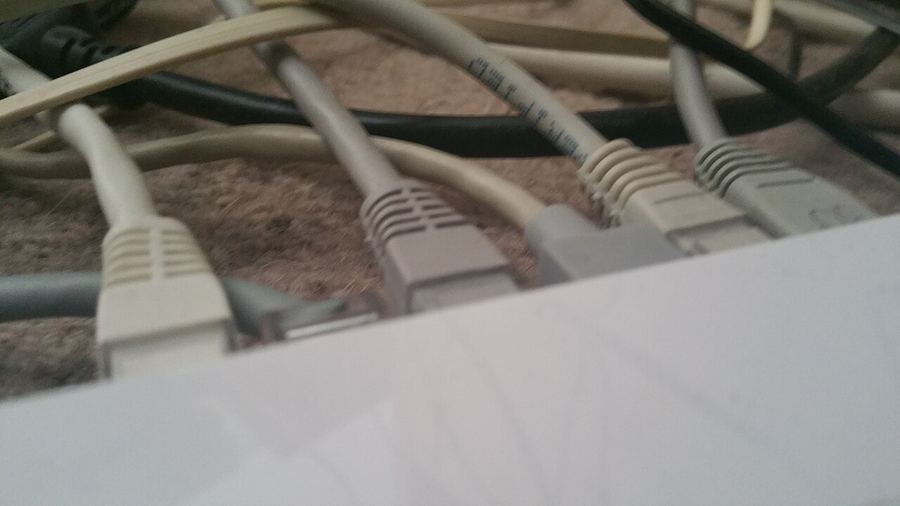 Archive: Ethernet cabling / network gear (Wikimedia Commons; File title Soft FLAG). Not the 16 September 2026 Circle Arc mainnet launch, not Arc validators, and not USDC minting imagery.