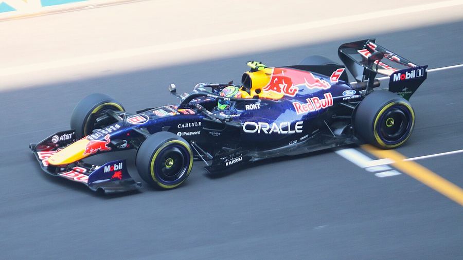 Archive: Isack Hadjar, Oracle Red Bull Racing, Chinese GP FP1, 13 March 2026 (Liauzh, CC BY 4.0). Not the Azerbaijan / Baku weekend; not the 22 September 2026 return confirmation; not the 26 September 2026 Grand Prix.