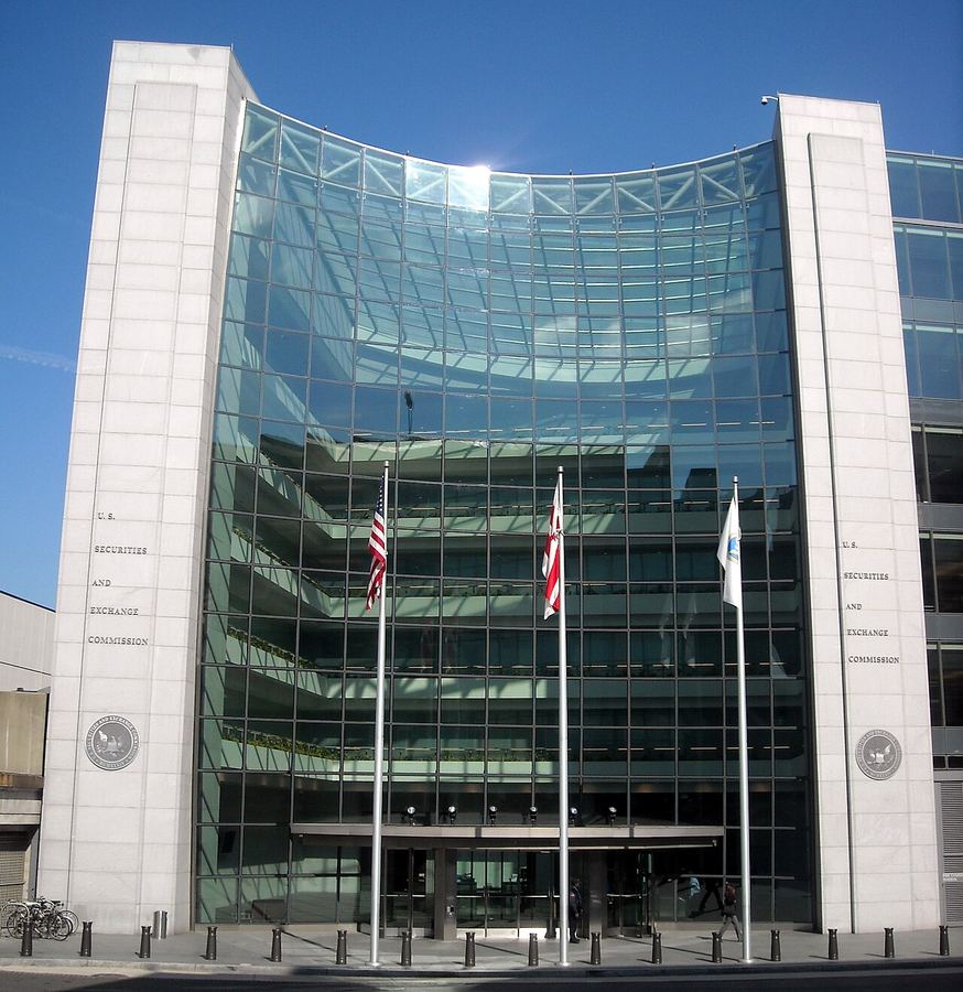 Archive: exterior of the U.S. Securities and Exchange Commission headquarters at 100 F Street NE, Washington, D.C. (AgnosticPreachersKid, CC BY-SA 3.0). Not the 17 September 2026 Innovation Exemption announcement, not Chair Atkins’ press event, not a Tokenized Securities Venue, and not day-of Commission meeting photography.