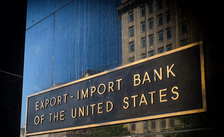 Archive: Exterior of the Export-Import Bank of the United States headquarters, Washington, D.C. — Tony Webster (CC BY 2.0). Not the 23 September 2026 Corridor launch or framework signing ceremony, not Landau or Quirno day-of photography, and not a project construction site.