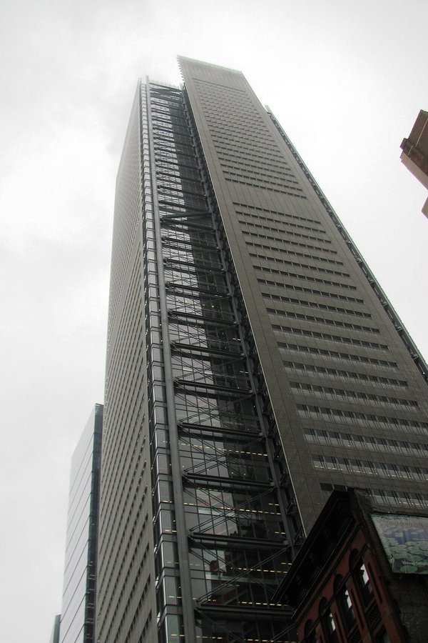 Archive: Exterior of The New York Times Building on Eighth Avenue, Midtown Manhattan — Eden, Janine and Jim (CC BY 2.0). Not the 23 September 2026 New York County Supreme Court filing day, not petitioners or Times counsel day-of, not a courtroom photograph, and not whistleblower imagery.