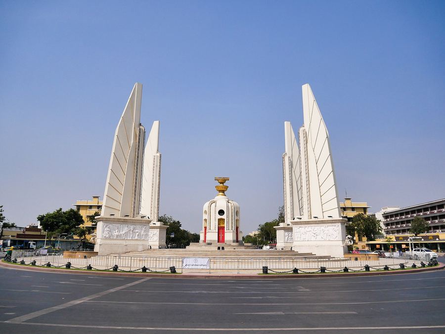 Archive photo: the Democracy Monument in Bangkok, January 2021. The ruling came from Thailand's Constitutional Court.