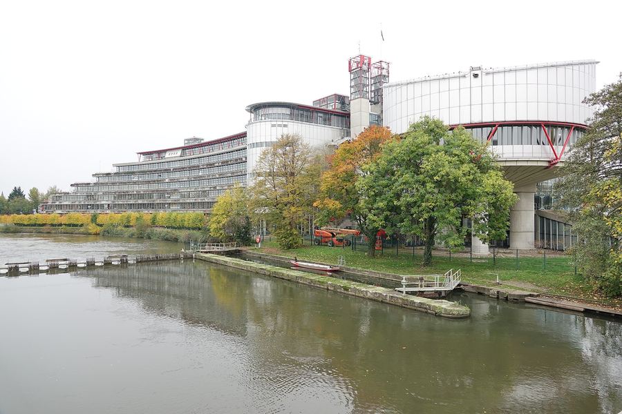 Archive photo: the European Court of Human Rights building in Strasbourg, November 2019.