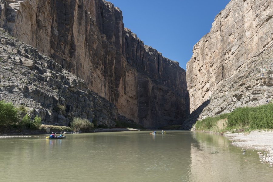Archive photo: Santa Elena Canyon in Big Bend National Park, Texas, framing the Rio Grande, March 2014.